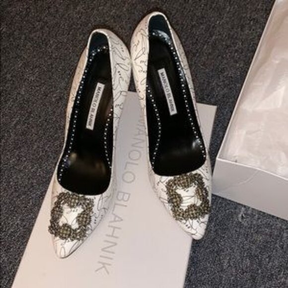 Manolo blahnik Hangisi 105mm - Picture 1 of 8